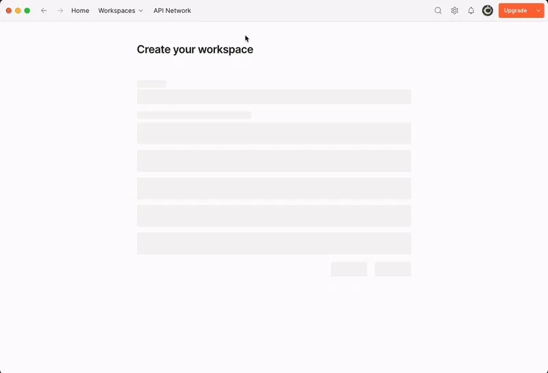 Creating new workspace, importing collections and environment, connecting to your local EHRbase server, and running status check