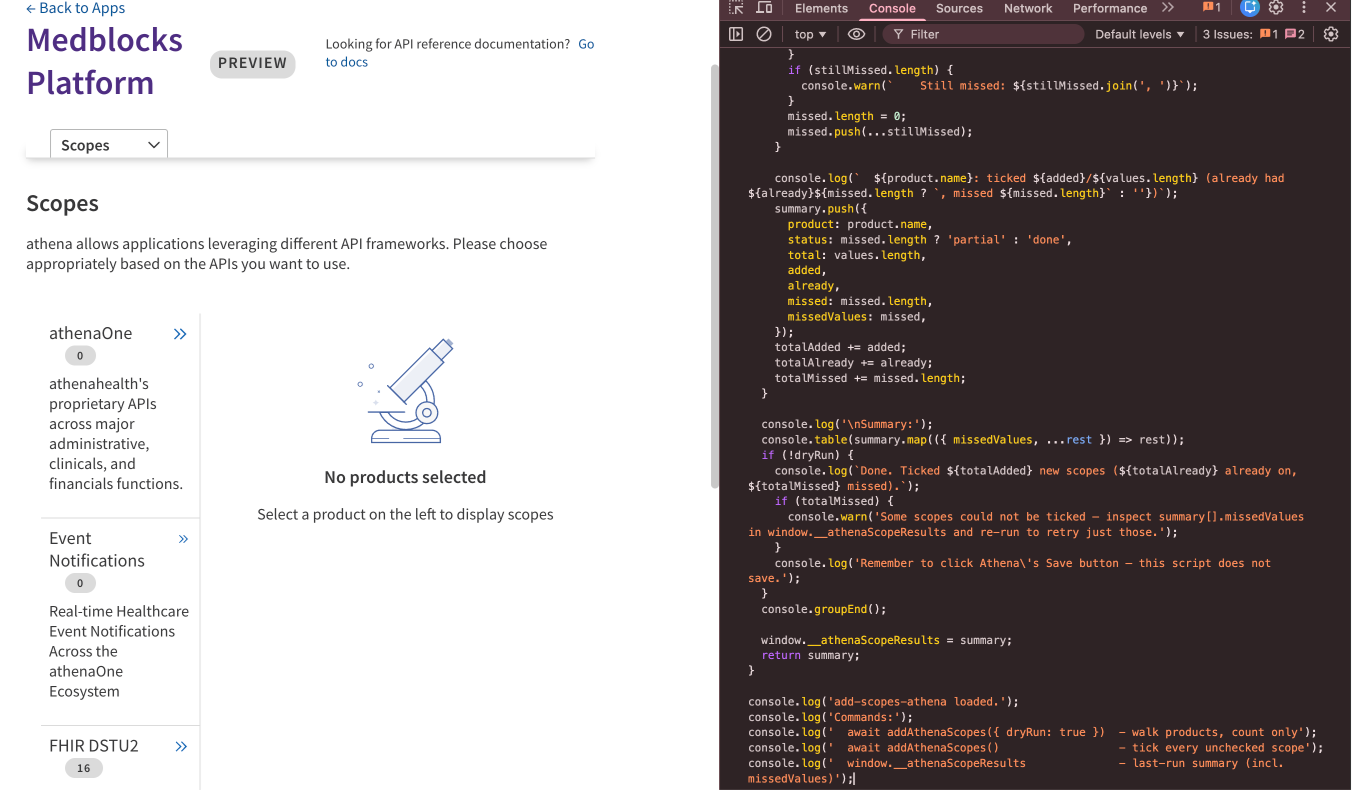 Scopes script
