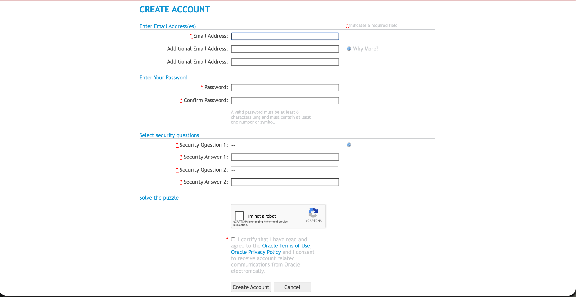 Cerner account registration