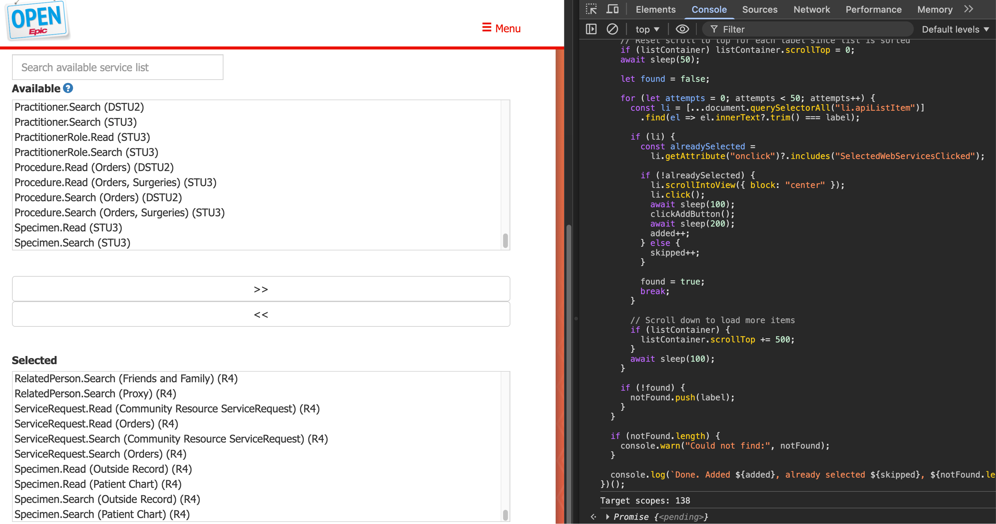 Browser Script