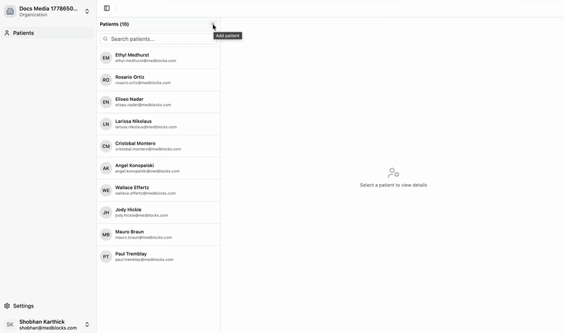 Connect patient records